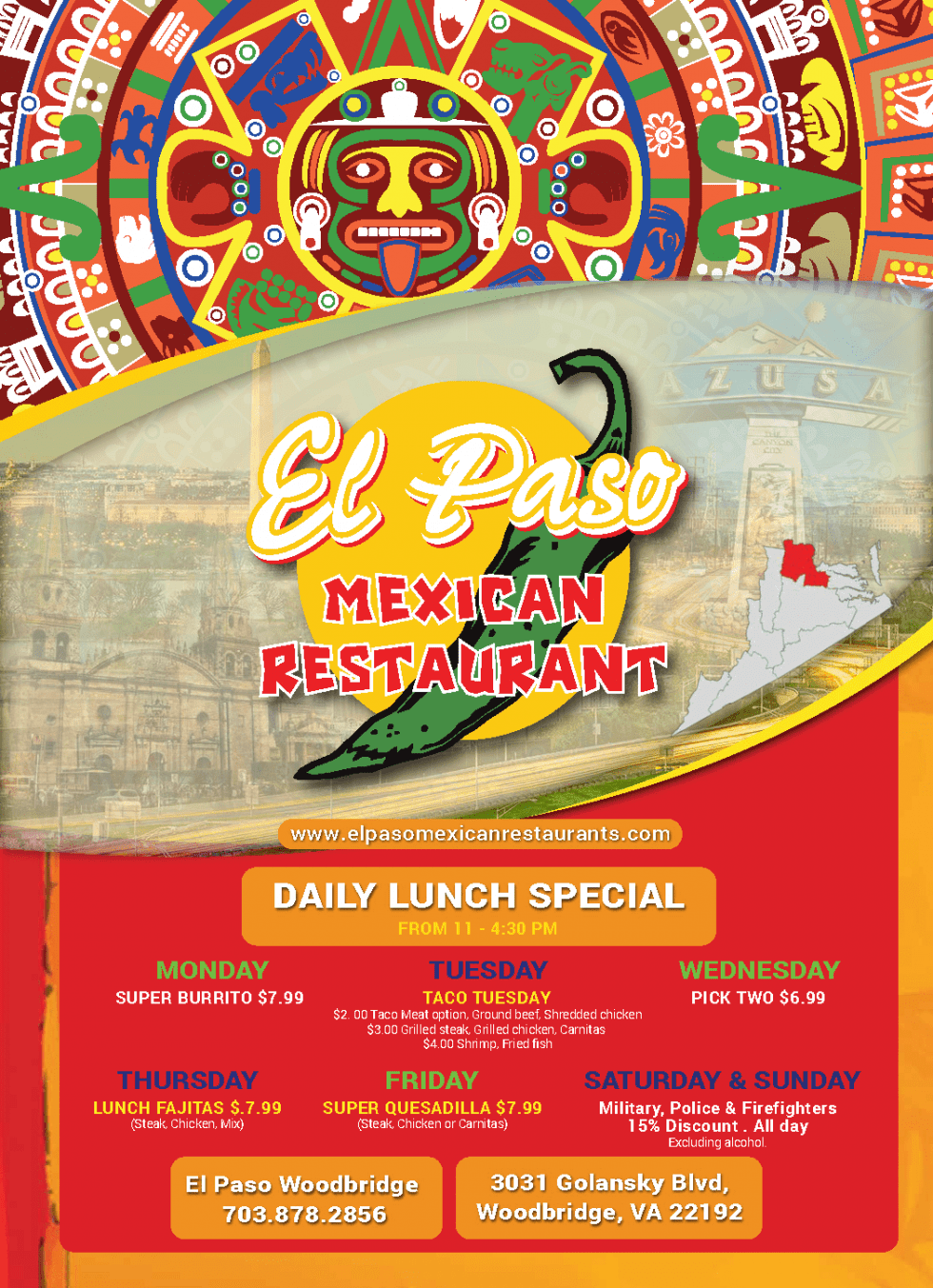 Woodbridge El Paso Mexican Restaurant